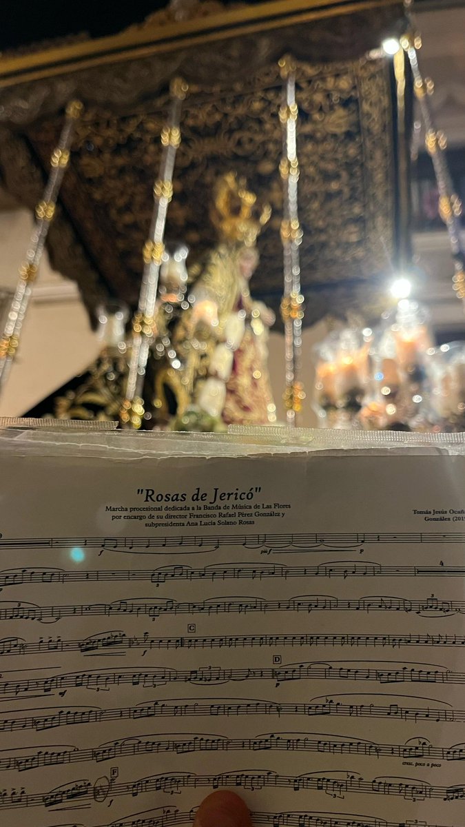 <a href="/franjavmoreno/">fco. javier moreno</a> Suena "Rosas de Jericó" marcha dedicada a nuestra formación de <a href="/Tomas_JOG12/">Tomás Jesús Ocaña-González</a> 

#SuenaLasFlores