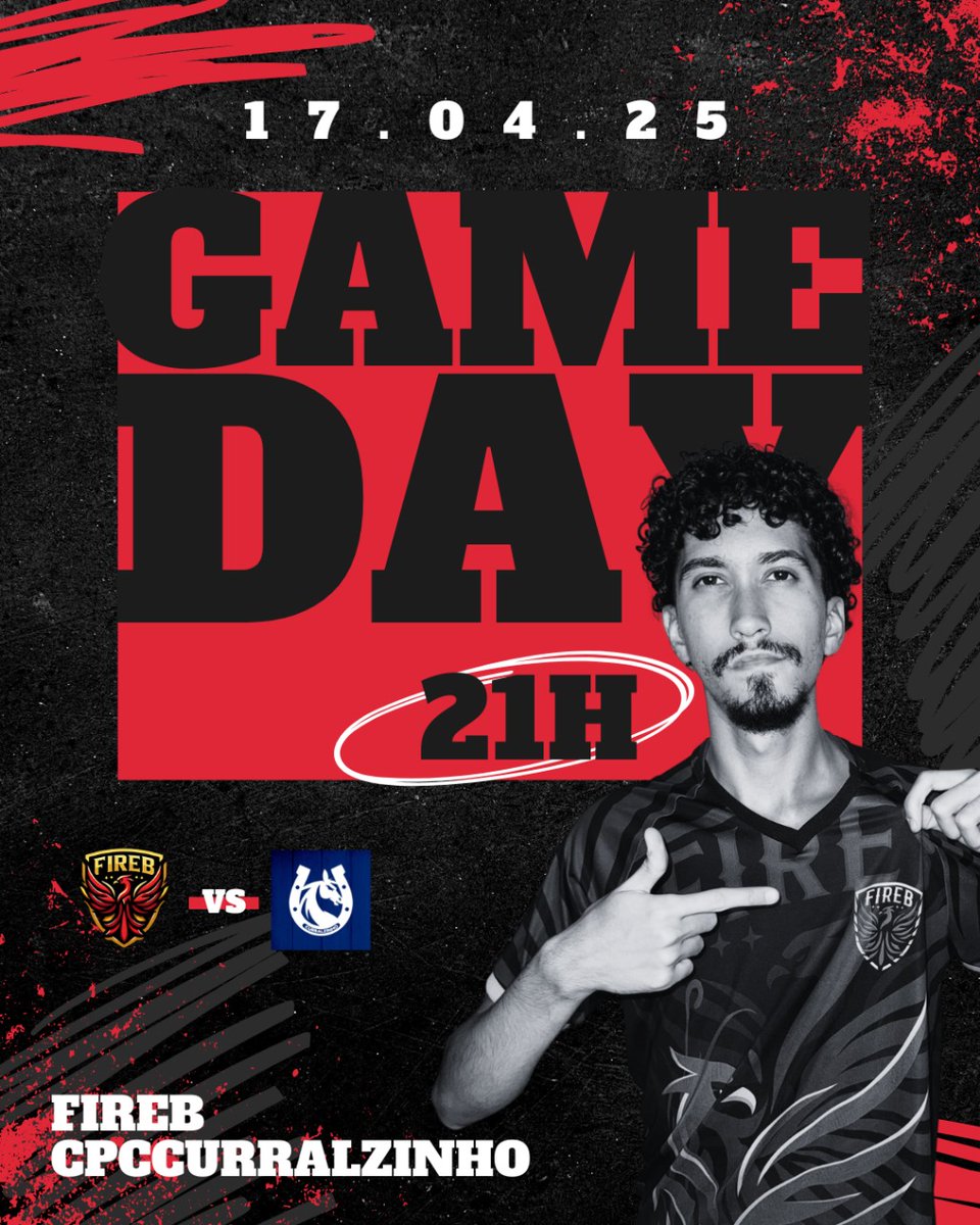 Hoje às 21h tem confronto 🔥
FireB x CPC Curralzinho
Mais uma pela Série C e a transmissão vai ser AO VIVO!

Cola com a gente e bora fazer barulho!
📺 twitch.tv/fb_knz

#GoFireB #CS2 #GamersClub #SérieC