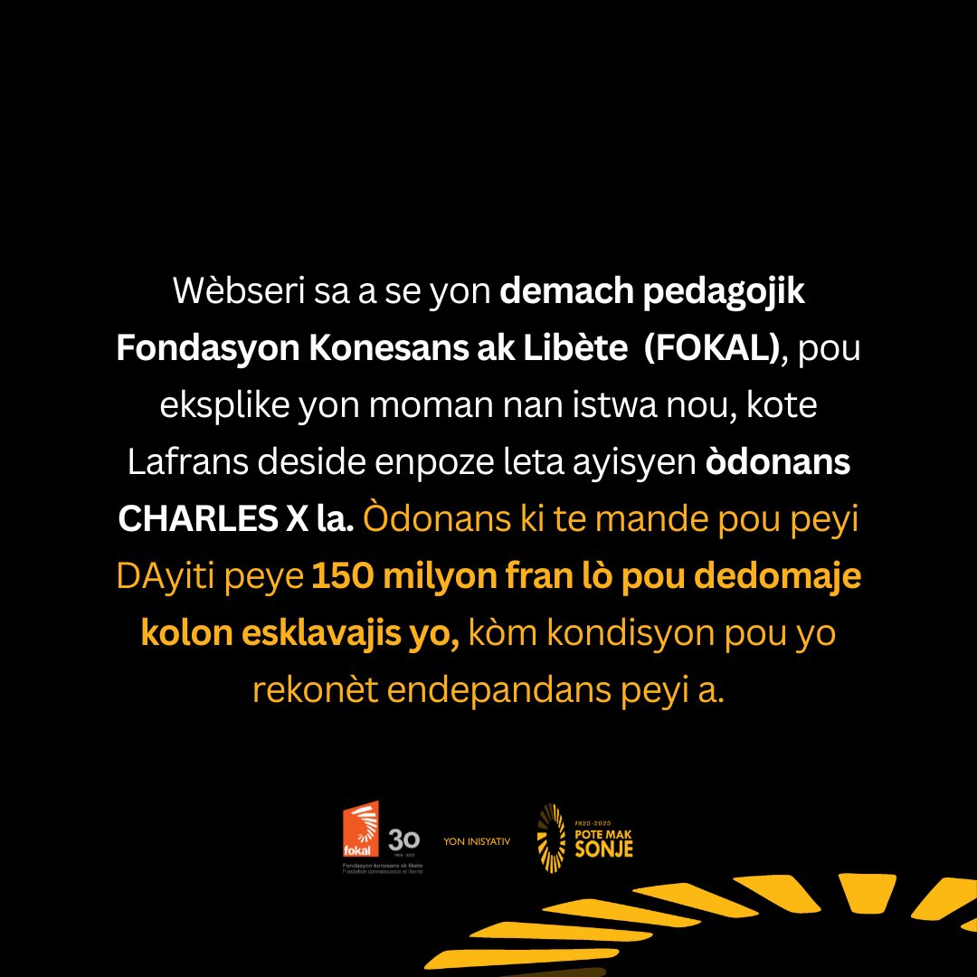 formilus30's tweet photo. Ayiti, Dèt la : Devoir de mémoire ! 
@FOKAL_Ayiti  #restitution https://t.co/WJGCNzgsOf
