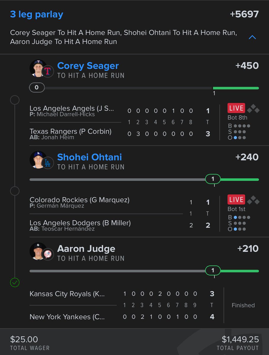 BeezyLives's tweet photo. You wish you could hit them all the time but these HR hooks 🪝 be having everyone ready to crash out. I know someone else out there feels my pain!!  #mlb #GamblingCommunity #GamblingX #GamblingTwitter #sports #SportsGambling #SportsBettingX #fanduel #viral #share #fyp #ParlayPlay https://t.co/33EmsrCVjo
