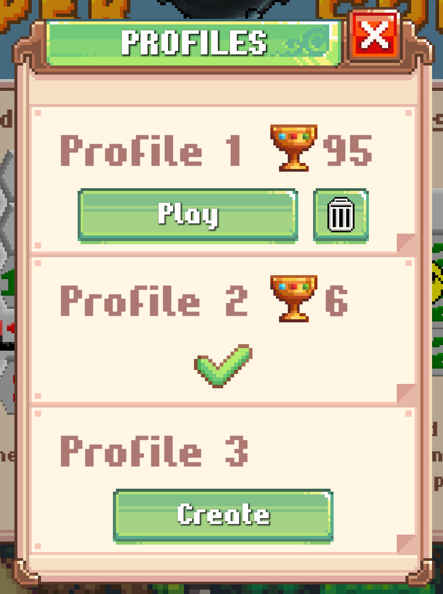 MinesweeperGems's tweet photo. Update 1.6.0 will change the format of saves and introduce profiles. The changes affect the game's saves, so I've released the update in the beta branch. I'm asking you to switch to the beta branch of the game on Steam and play a couple levels in different profiles. https://t.co/oYiyiQSNw0