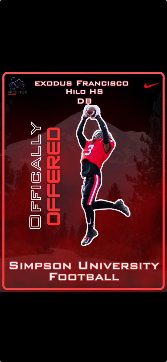 Exodus K. Francisco (@kekiboii3) on Twitter photo I’m thrilled to get an offer from <a href="/SimpsonU_FB/">Simpson U Football</a> ❤️🖤! <a href="/unko_drew_/">Andrew Motuapuaka</a> <a href="/trevorutter/">Coach Trevor Utter</a> I’m thrilled to get an offer from <a href="/SimpsonU_FB/">Simpson U Football</a> ❤️🖤! <a href="/unko_drew_/">Andrew Motuapuaka</a> <a href="/trevorutter/">Coach Trevor Utter</a>