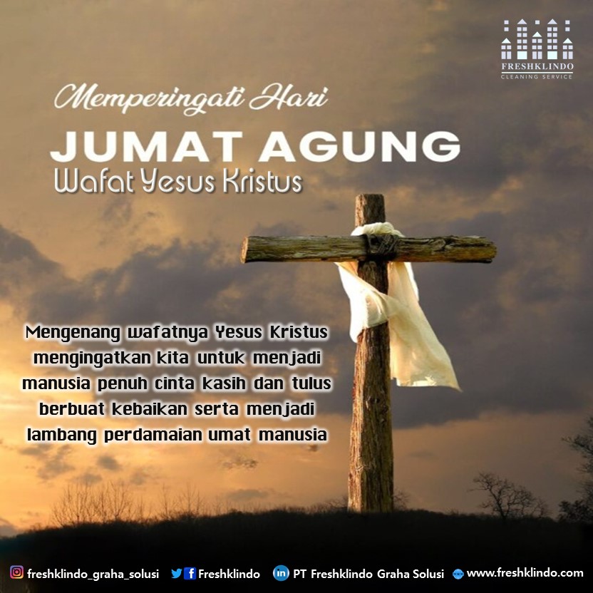 Freshklindo's tweet photo. Semoga setiap hari dalam hidup kita diberkati dengan cinta dan berkah dari Yang Mahakuasa. 
Selamat memperingati Jumat Agung. https://t.co/cyrlOdSP1q