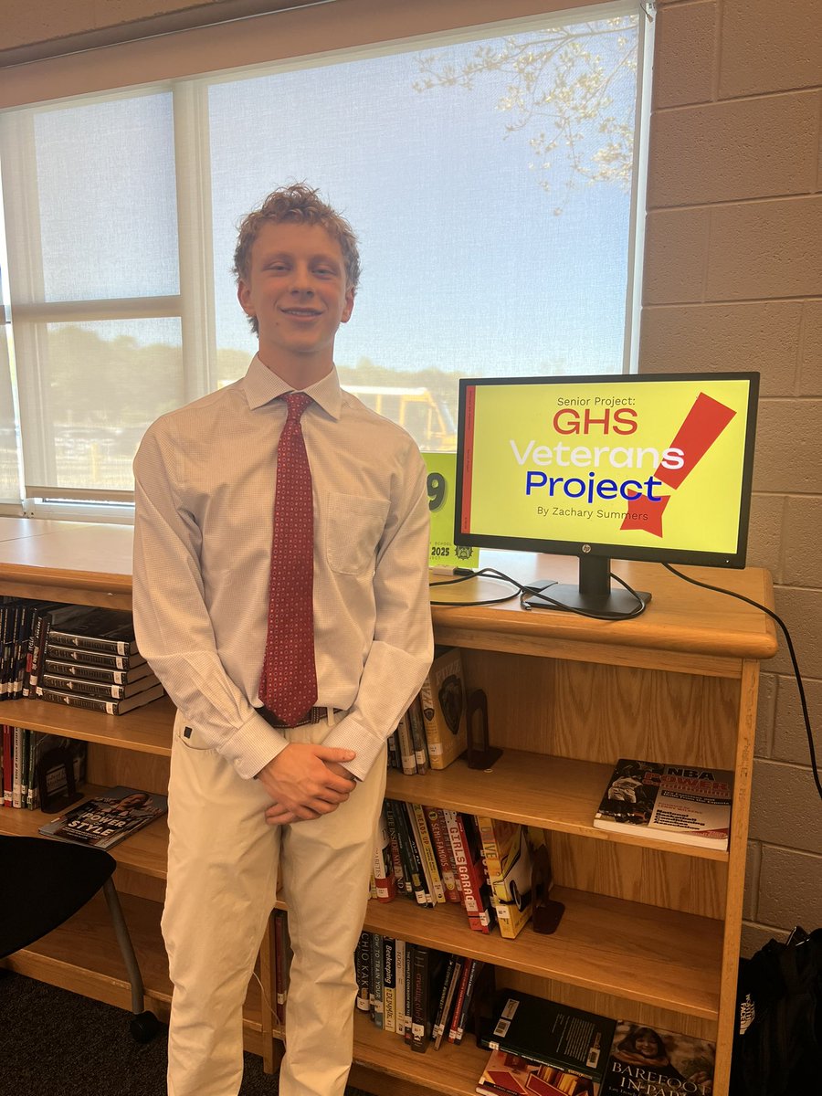 We are so proud of our senior interns who have presented their senior projects over the past two weeks! Their internships and time at GHS are almost over, but we appreciate all of the hard work they have done this year! We are so proud of our interns!