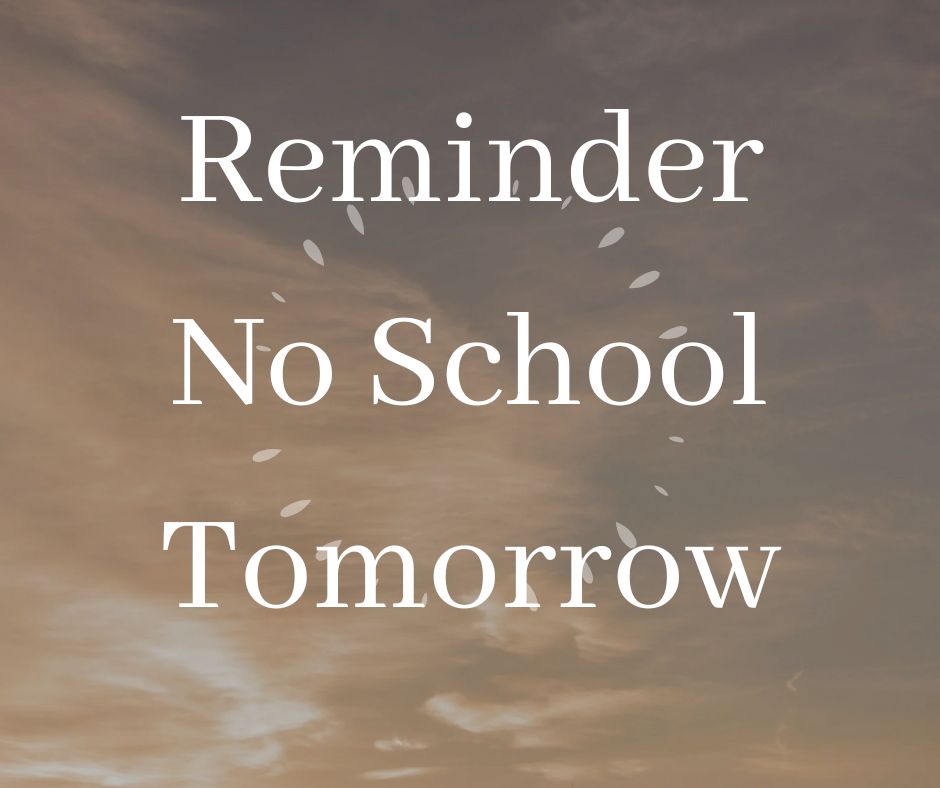 JDHullHeroes's tweet image. 🌸Parents🌸

NO SCHOOL tomorrow due to Spring Holiday

Enjoy an extra day with the kiddos — whether it’s relaxing or just soaking up spring air! ☀️

School will resume Monday

Have a wonderful break💐

#SpringHoliday #NoSchoolReminder #FamilyTime #WeAreChandlerUnified #HullHeroes