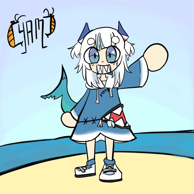 Originally, I was gonna post this, I couldn't sleep and just decided to doodle. I kinda didn't like how it turned out, so I made the doodle down below in under 5 minutes and liked it way better. It's funny how that works sometimes (=w=)/)