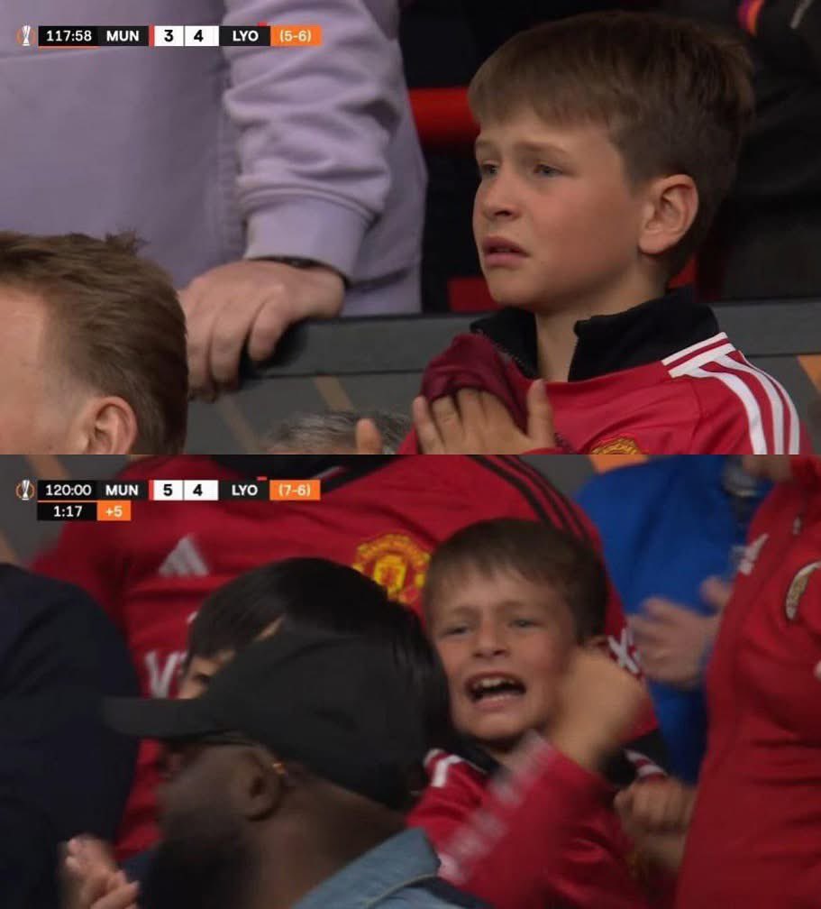 NiiAkweiMC's tweet photo. This Manchester United fan will remember this game forever! ❤️ https://t.co/JeTXUcZw1e