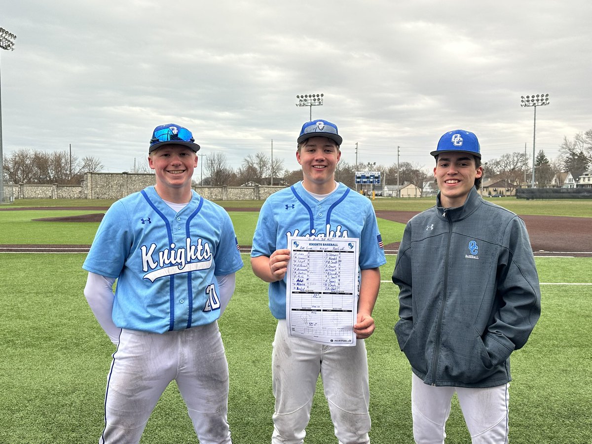 Oak Creek HS Baseball (@ocreekbaseball) on Twitter photo Final: OC 7 Horlick 0
<a href="/blakeulezelski1/">Blake Ulezelski</a> W, 4IP, 7K
<a href="/BrandonBrieseme/">Brandon Briesemeister</a> 2IP, 3K
<a href="/MaxHoagland3/">Max Hoagland</a> IP, 3K
Brian Simmons: 3-4, 2B, 3R, SB
<a href="/nate_schopf/">nathan schopf</a> 2-3, 2B, 2RBI, 2R, SB
<a href="/Jaxvilly/">Jackson Villarreal</a> 2-4, RBI, SB
Knights move to 5-1 overall #workwins #GATU Final: OC 7 Horlick 0
<a href="/blakeulezelski1/">Blake Ulezelski</a> W, 4IP, 7K
<a href="/BrandonBrieseme/">Brandon Briesemeister</a> 2IP, 3K
<a href="/MaxHoagland3/">Max Hoagland</a> IP, 3K
Brian Simmons: 3-4, 2B, 3R, SB
<a href="/nate_schopf/">nathan schopf</a> 2-3, 2B, 2RBI, 2R, SB
<a href="/Jaxvilly/">Jackson Villarreal</a> 2-4, RBI, SB
Knights move to 5-1 overall #workwins #GATU
