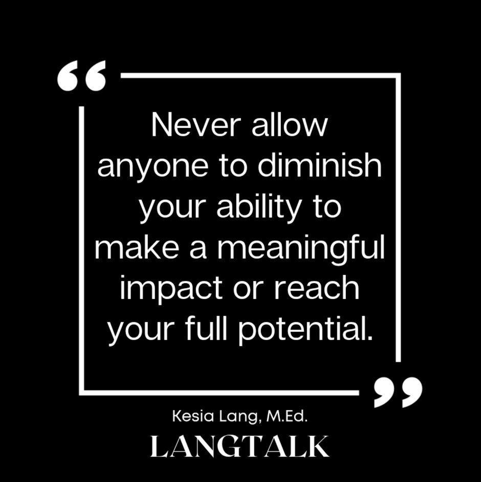 Do what you do, do it well, and leave your mark...#LangTalk