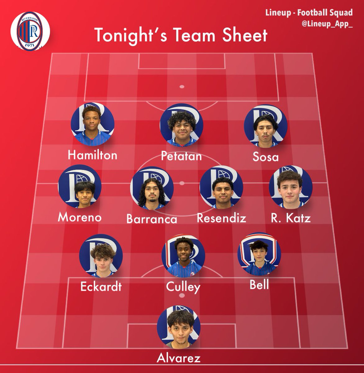 Tonight’s starters vs Lassiter