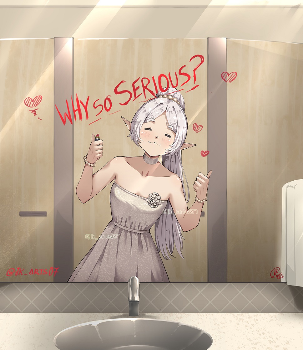 Why so Serious?
 #frieren #meme #fanart #waifu