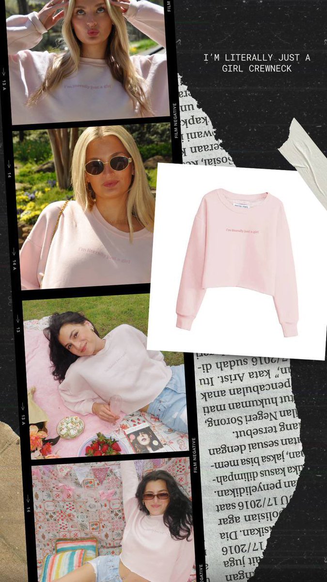 NEW ITGIRL DROP!! 

“I’m literally just a girl” crewneck🎀

Link below! 

store.barstoolsports.com/products/im-li…