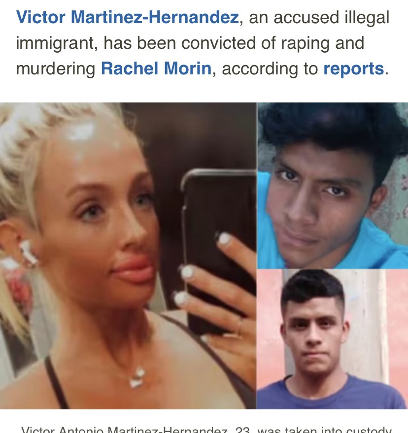 He bashed her in the head with a rock, stood her up against a wall to rape her, then strangled her.   Tie Victor to every Dem-dog catcher, town council, county commissioner-Every single D has her blood on their hand.