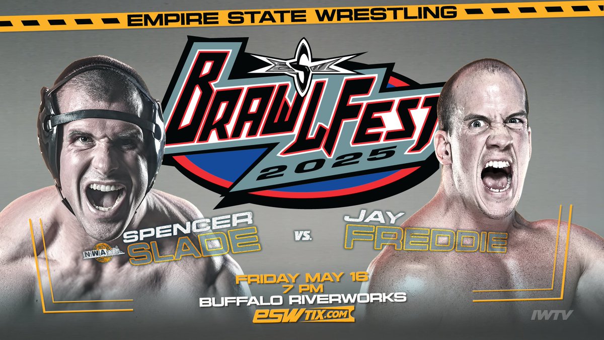 "Blue Thunder" is back! Jay Freddie makes his long-awaited return from injury to take on former Interstate Champion Spencer Slade next month at #ESWBrawlfest.

ESWTIX.com
