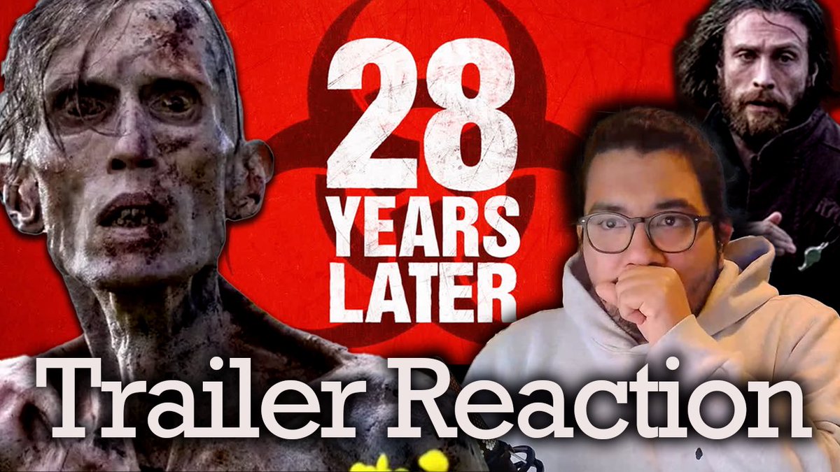 HistoryPopcorn's tweet photo. TIME TO RAGE!!
Elijah reacts to the latest 28 Years Later trailer, One of his most anticipated movies of 2025!

Watch it Now👇🏽👇🏽
https://t.co/HqR8NmwbkQ

#historyofpopcorn🍿 #movietrailer #trailerreaction #youtube #28yearslater #cillianmurphy #dannyboyle #alexgarland #28dayslater https://t.co/VX2rY36BoM