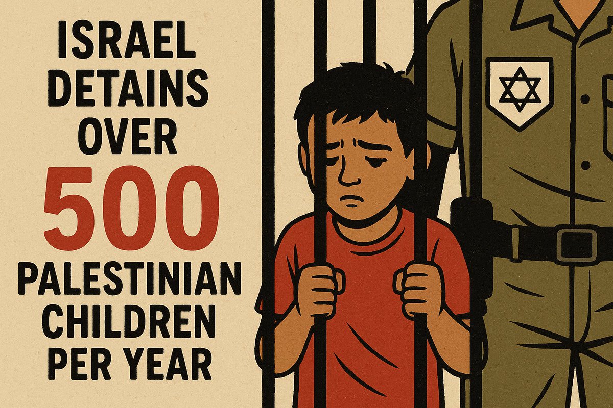 Israel Detains Over 500 PALESTINIAN CHILDREN Per Year