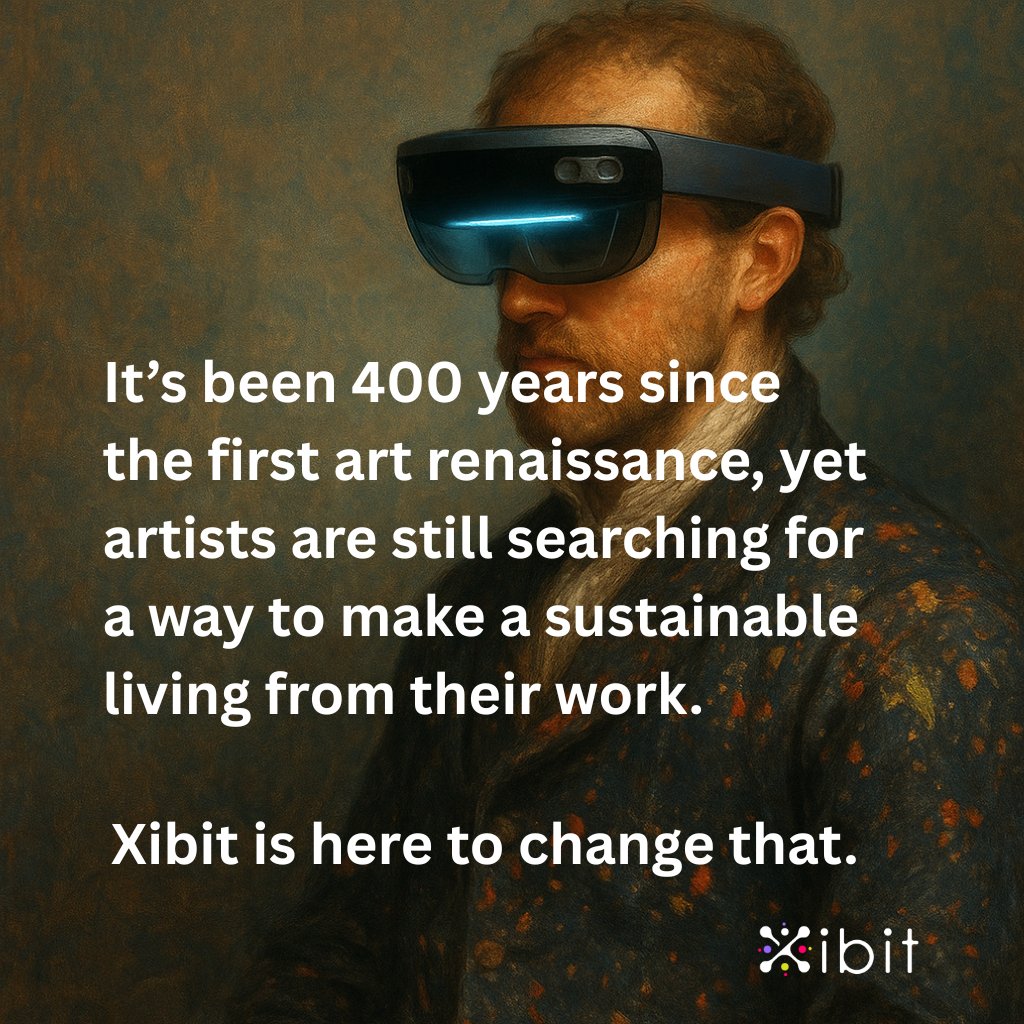 1/🎨 It’s been 400 years since the first art renaissance.

And artists still struggle to make a sustainable living from their work.

That’s why <a href="/techbubble/">Nik Kalyani (🎨🔴💜)</a> is building <a href="/Xibit_App/">Xibit</a> by <a href="/vitruveochain/">Vitruveo Blockchain</a>  —  designed to flip the script for artists in Web3.

🧵