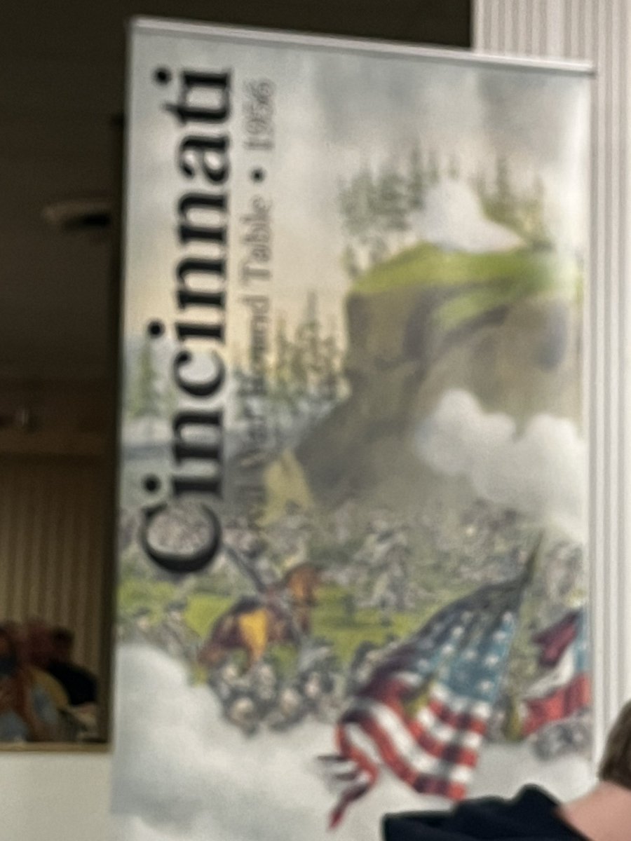 Thank you, Cincinnati! Enjoyed presenting on Logistics in the Gettysburg Campaign! Thank you for the opportunity and your attention on this topic!