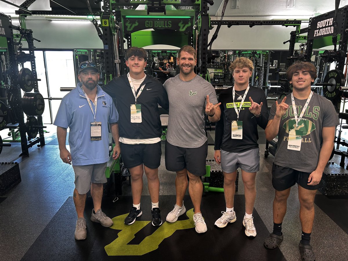 Ryan Moran (@ryanmoran_211) on Twitter photo Had a great time at the USF practice today, appreciate all the coaches who took there time to speak with me. Big thanks to <a href="/CoachC_Thornton/">Colby Thornton</a> for setting this up. <a href="/hardingharper/">Harding Harper III</a> <a href="/CoachGolesh/">Alex Golesh</a> <a href="/DLineKP/">Kevin Patrick</a> <a href="/USFFootball/">USF Football</a> <a href="/_BigBent/">Coach Bent</a> <a href="/bmmry/">Jeff Turner</a> <a href="/RuskinBoe/">Boe Butler</a> <a href="/NewsomeWolvesFB/">NewsomeWolvesFootball</a> Had a great time at the USF practice today, appreciate all the coaches who took there time to speak with me. Big thanks to <a href="/CoachC_Thornton/">Colby Thornton</a> for setting this up. <a href="/hardingharper/">Harding Harper III</a> <a href="/CoachGolesh/">Alex Golesh</a> <a href="/DLineKP/">Kevin Patrick</a> <a href="/USFFootball/">USF Football</a> <a href="/_BigBent/">Coach Bent</a> <a href="/bmmry/">Jeff Turner</a> <a href="/RuskinBoe/">Boe Butler</a> <a href="/NewsomeWolvesFB/">NewsomeWolvesFootball</a>