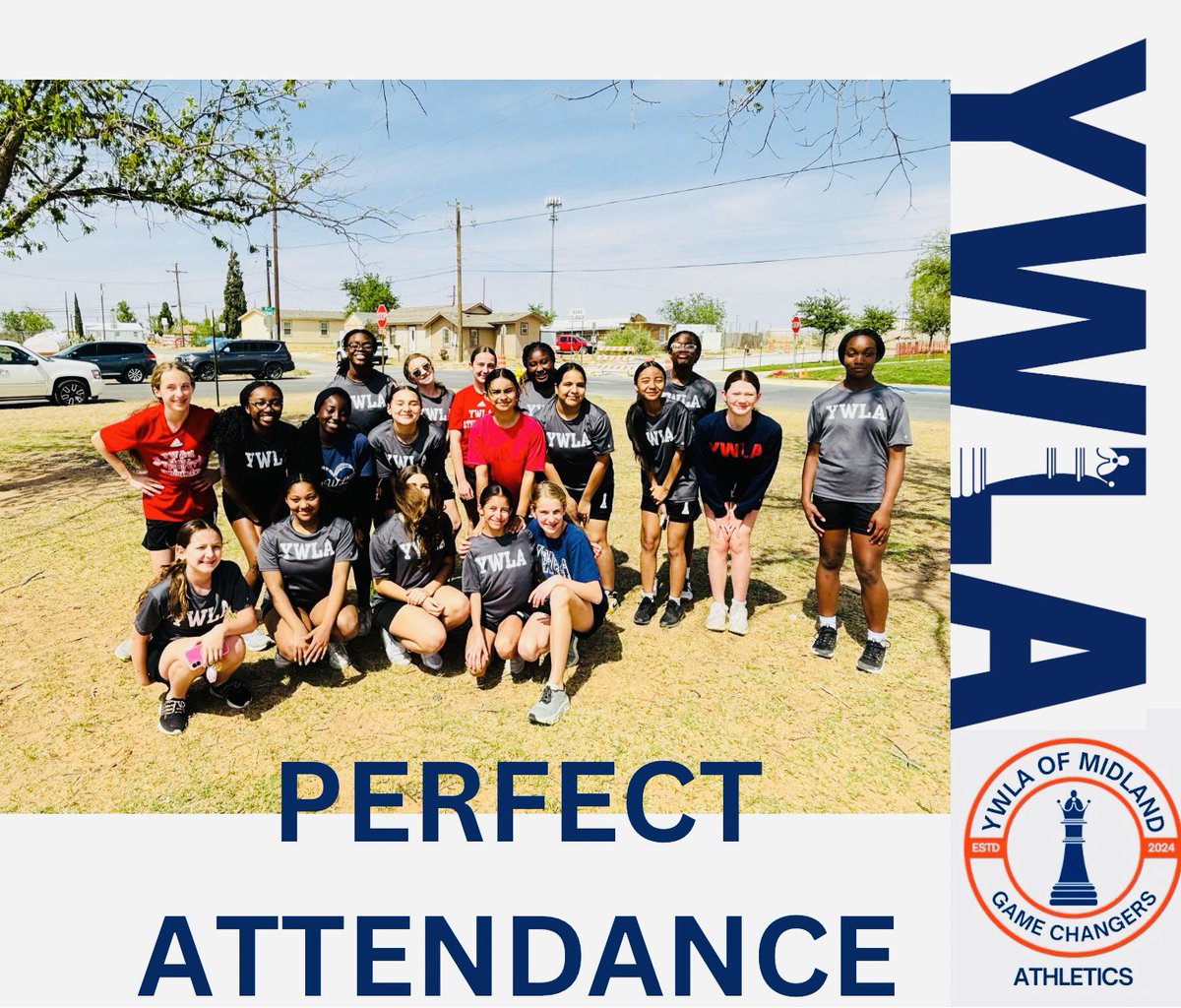 YWLA Athletics of Midland (@ywlaathletics) on Twitter photo Let’s gooo, Middle School Athletics!!
Success starts with showing up—strong attendance and good grades are the keys to unlocking your potential.
#GameChangers♟️ #StudentAthlete <a href="/Wesley_A_Torres/">Wes Torres</a> <a href="/a_acosta_jr/">Alfred Acosta Jr</a> <a href="/amlopez4/">Amanda Lopez</a> <a href="/YWLAMidland/">Young Women's Leadership Academy</a> Let’s gooo, Middle School Athletics!!
Success starts with showing up—strong attendance and good grades are the keys to unlocking your potential.
#GameChangers♟️ #StudentAthlete <a href="/Wesley_A_Torres/">Wes Torres</a> <a href="/a_acosta_jr/">Alfred Acosta Jr</a> <a href="/amlopez4/">Amanda Lopez</a> <a href="/YWLAMidland/">Young Women's Leadership Academy</a>