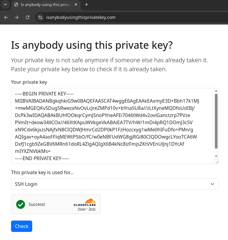 PR0GRAMMERHUM0R's tweet image. checkWhetherYourPrivateKeyIsUsed redd.it/1k1nl1o