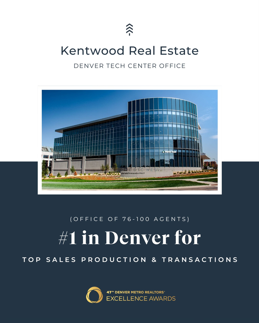 kentwood's tweet image. Congratulations to the Kentwood Real Estate DTC Office for being recognized as #1 in Denver for Top Sales Production &amp;amp; Transactions  at the 2025 DMAR Excellence Awards! 🎉 #dmar #dmarawards #realestateawards #coloradorealestate #luxuryrealestate #kentwoodre
