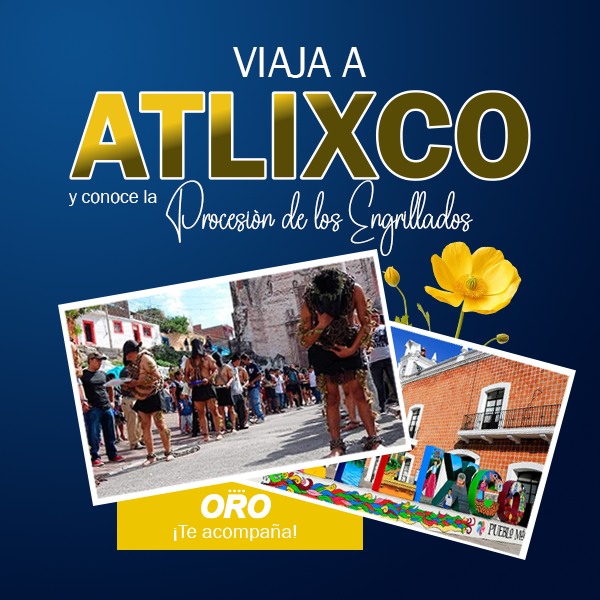 ¿Sabías qué? En Atlixco se lleva a cabo la Procesión de los Engrillados donde hombres ataviados en túnicas negras llevan pesadas cadenas al cuello y caminan por las calles autolacerándose con látigos y espinas 😧

#ViajaConORO #ElPlacerDeViajar #Atlixco #Puebla