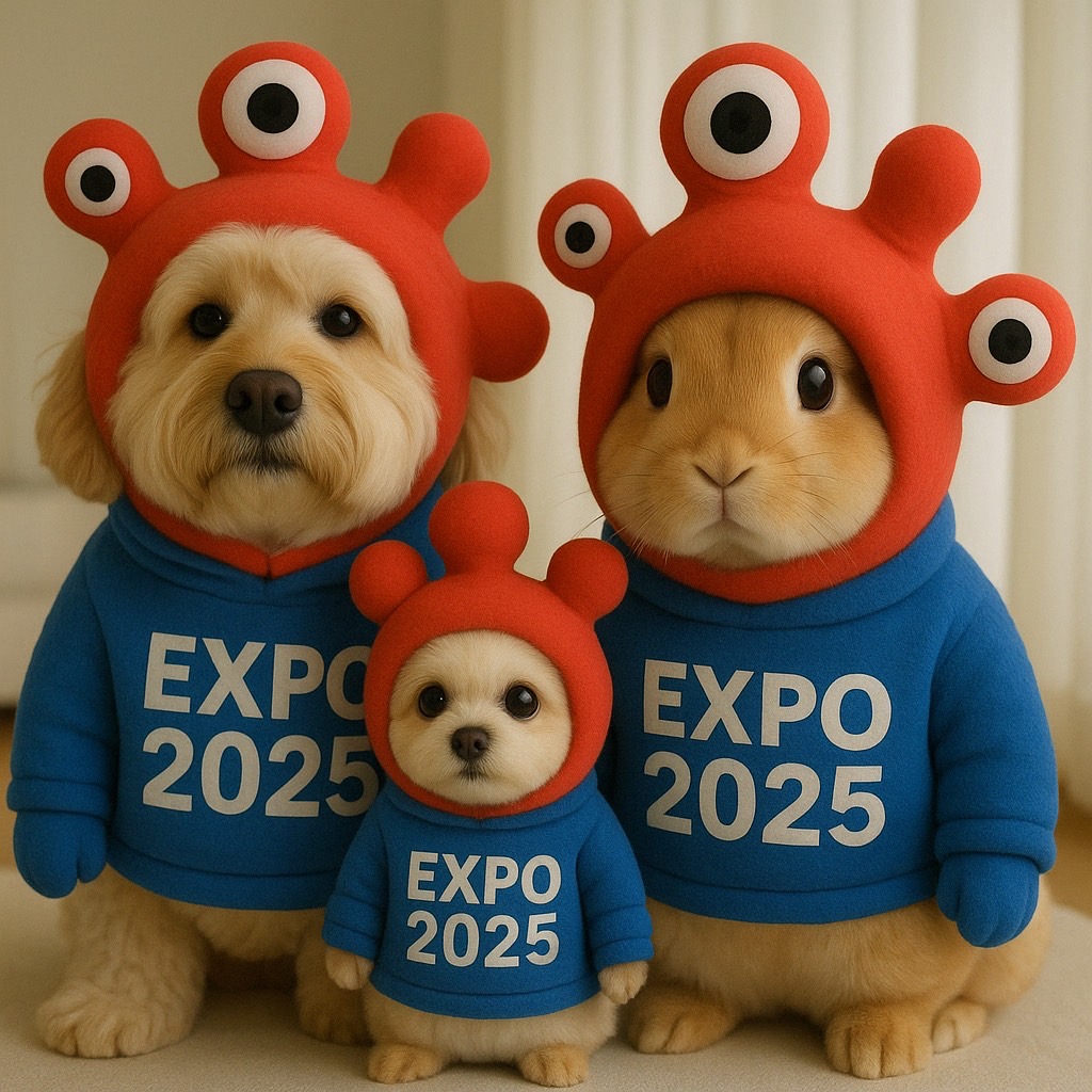 ピーターとポンちゃんの大きさがバグるAI