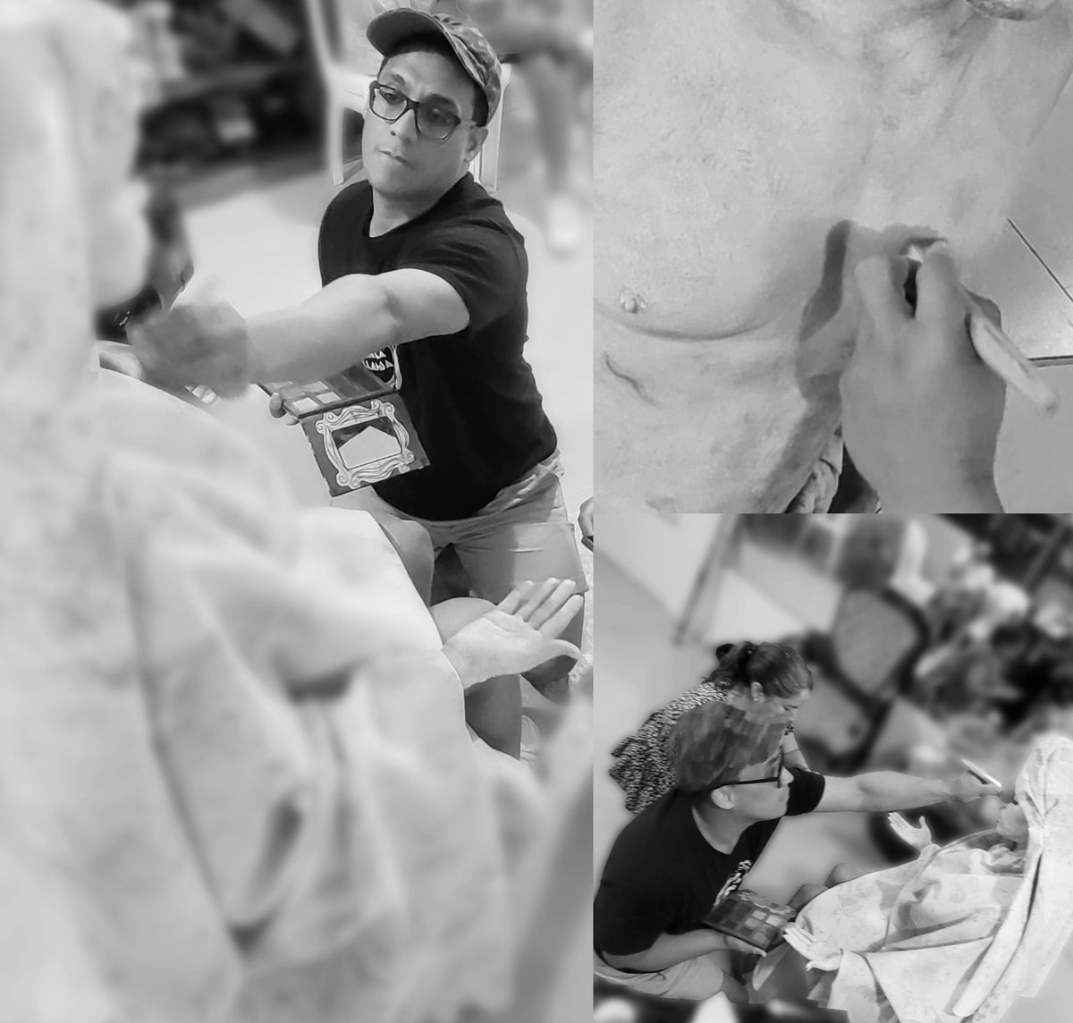 En este homenaje a La Piedad de Miguel Ángel, representamos a María sosteniendo el cuerpo sin vida de su hijo Jesús, recién bajado de la cruz.

Maquillaje: Janfra D’ Armas / Nancy Collazo
Actores: Alexandra Tavarez / Miguel Irizarry
Fotografía: Janfra D’ Armas
Info: 787 560 5350