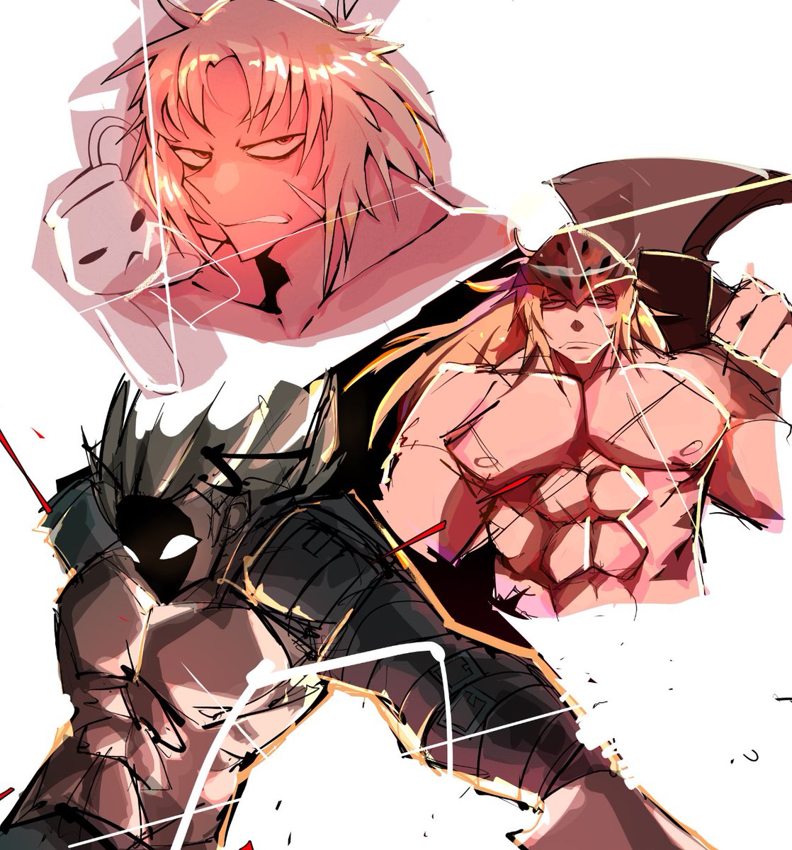 pastamafiaboss's tweet image. Khazan doodles (does this game even got a fan base) #TheFirstBersekerKhazan