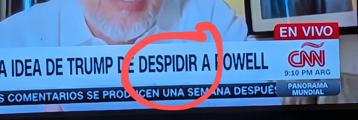 pataleos's tweet photo. @CNNEE, ¿despedir o despidir? https://t.co/zZWbDAvnOX