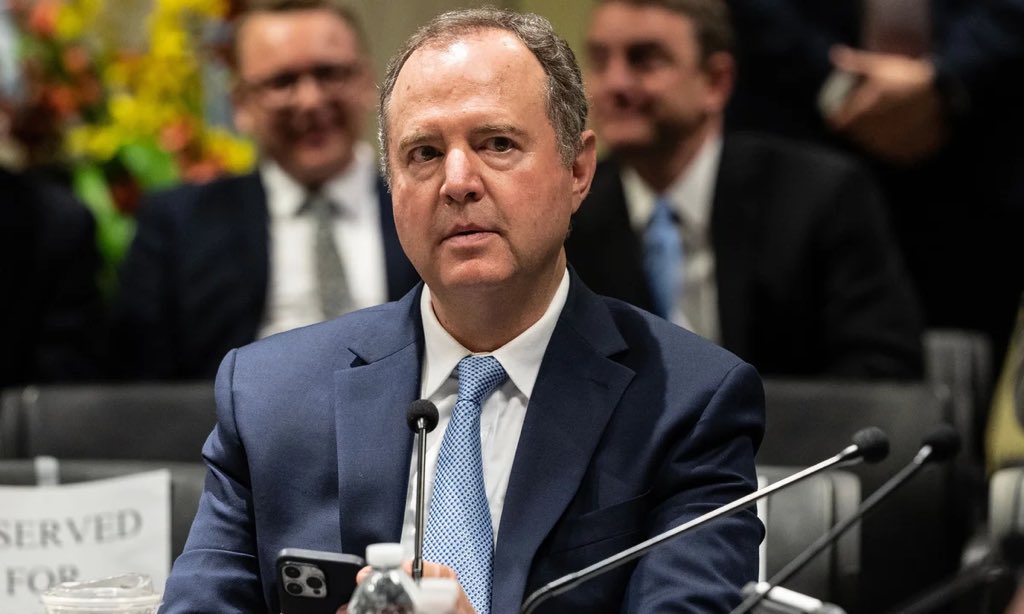Gunther Eagleman™ (@gunthereagleman) on Twitter photo There is no good reason <a href="/LeaderJohnThune/">Leader John Thune</a> hasn’t removed lying Adam Schiff from his committee assignments or censured him yet.
Agree? There is no good reason <a href="/LeaderJohnThune/">Leader John Thune</a> hasn’t removed lying Adam Schiff from his committee assignments or censured him yet.
Agree?