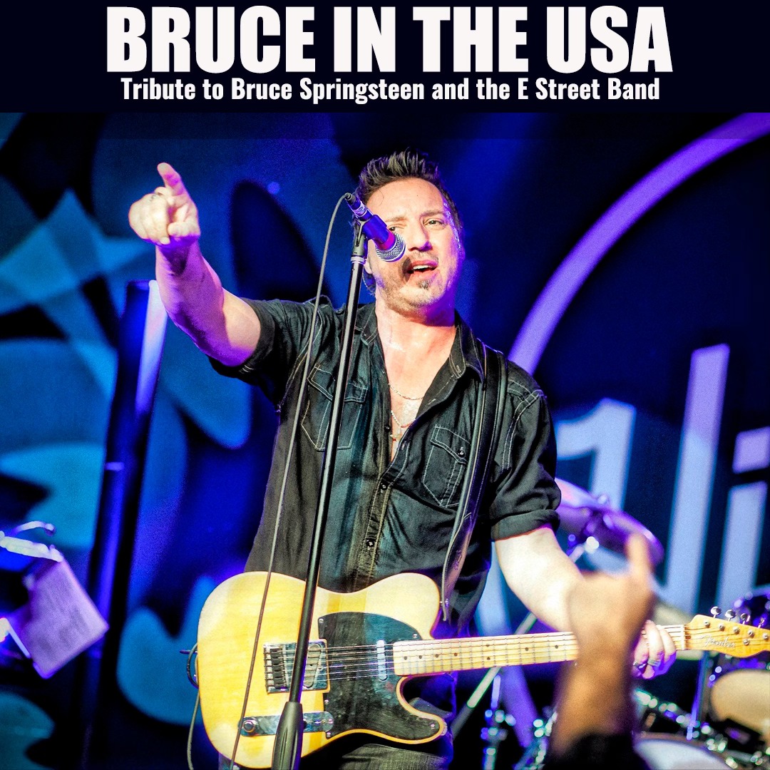 BRUCE IN THE USA - Tribute to Bruce Springsteen and the E Street Band will be performing in Portland Maine at the Aura on Friday April 25th, 2025.
AURA - 121 Center Street, Portland, ME 04101
Tickets:  auramaine.com/event/042525/
