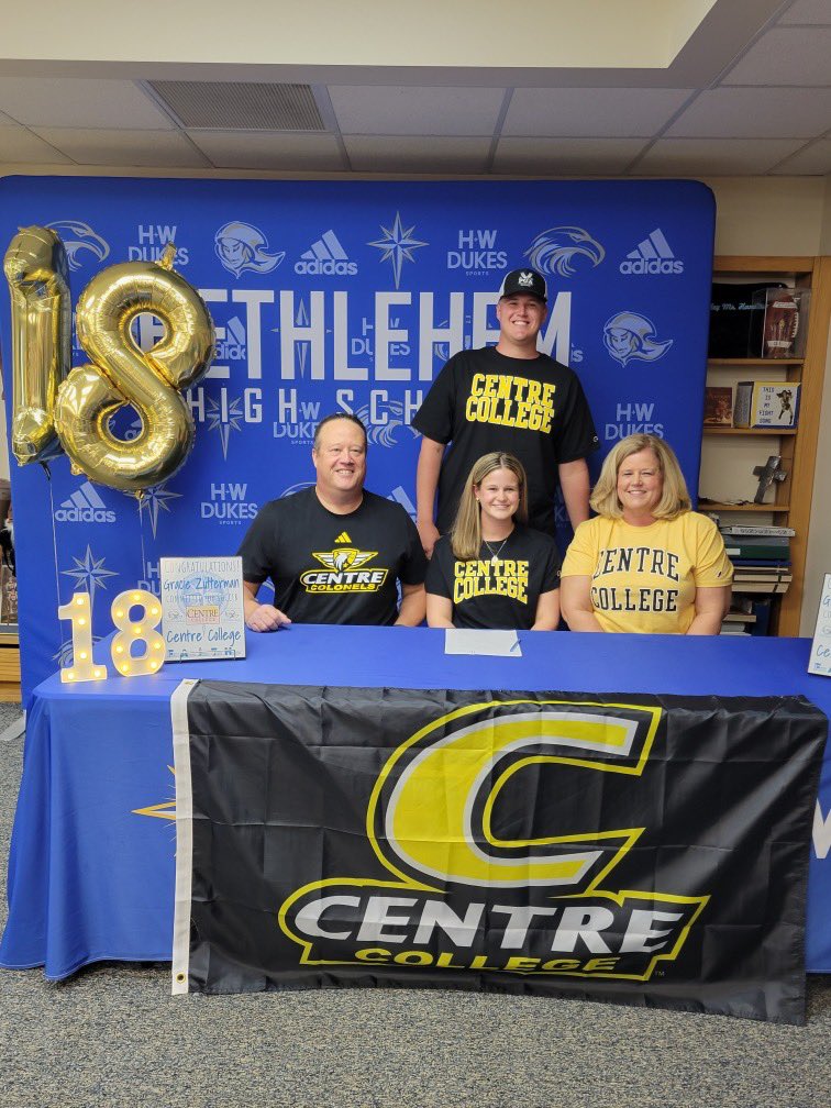Congratulations to Banshee senior Gracie Zutterman on her signing to continue her soccer career at Centre College! We are excited to see all you will do at the next level! 💙⚽️💛
