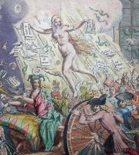 William Goetzmann (@wgoetzmann) on Twitter photo British Artist Balthazar Nebot’s 1730 self portrait of fickle Fortune. A clear reference to Bernard Picart’s 1720 print of the South Sea Bubble. British Artist Balthazar Nebot’s 1730 self portrait of fickle Fortune. A clear reference to Bernard Picart’s 1720 print of the South Sea Bubble.