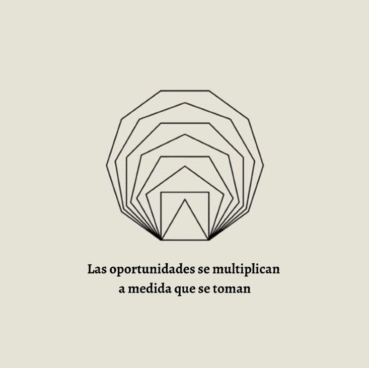 "Las oportunidades no ocurren, las creas". 

- Chris Grosser.