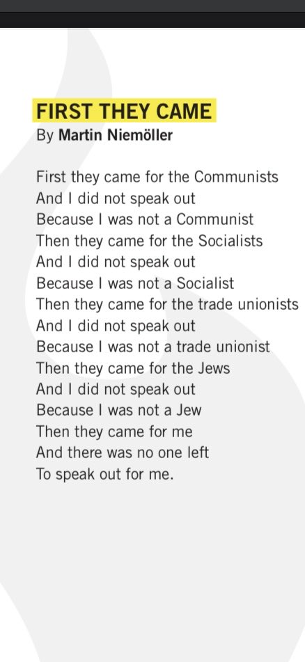 glenkovacs's tweet image. First they came for the Palestinians… #DefundGenocide