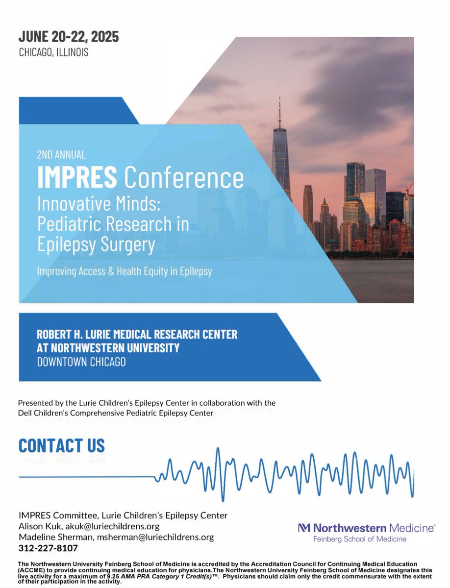 Sandi Lam (@sandi_lam) on Twitter photo join us in Chicago June 20-22 for an interdisciplinary conference on pediatric #epilepsy surgery with outstanding colleagues, thinkers & pioneers in the field 🧠 registration & event info: luriechildrens.formstack.com/forms/impres_c… <a href="/NeurosurgeryNM/">Neurosurgery at NM</a> <a href="/NMNeurology/">NM Neurology</a> <a href="/dellchildrens/">Dell Children's</a> join us in Chicago June 20-22 for an interdisciplinary conference on pediatric #epilepsy surgery with outstanding colleagues, thinkers & pioneers in the field 🧠 registration & event info: luriechildrens.formstack.com/forms/impres_c… <a href="/NeurosurgeryNM/">Neurosurgery at NM</a> <a href="/NMNeurology/">NM Neurology</a> <a href="/dellchildrens/">Dell Children's</a>