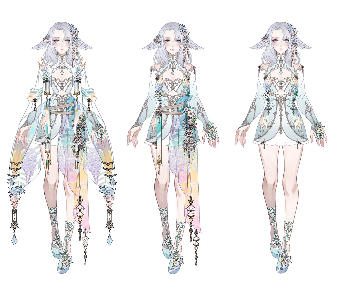 I took a HUGE risk with this design! 

I had commissioned this absolutely LOVELY design with very specific elements and a very very specific color palette because I had picked out my dream model artist who I knew would bring my vision to life... But I didn't have a comm slot with