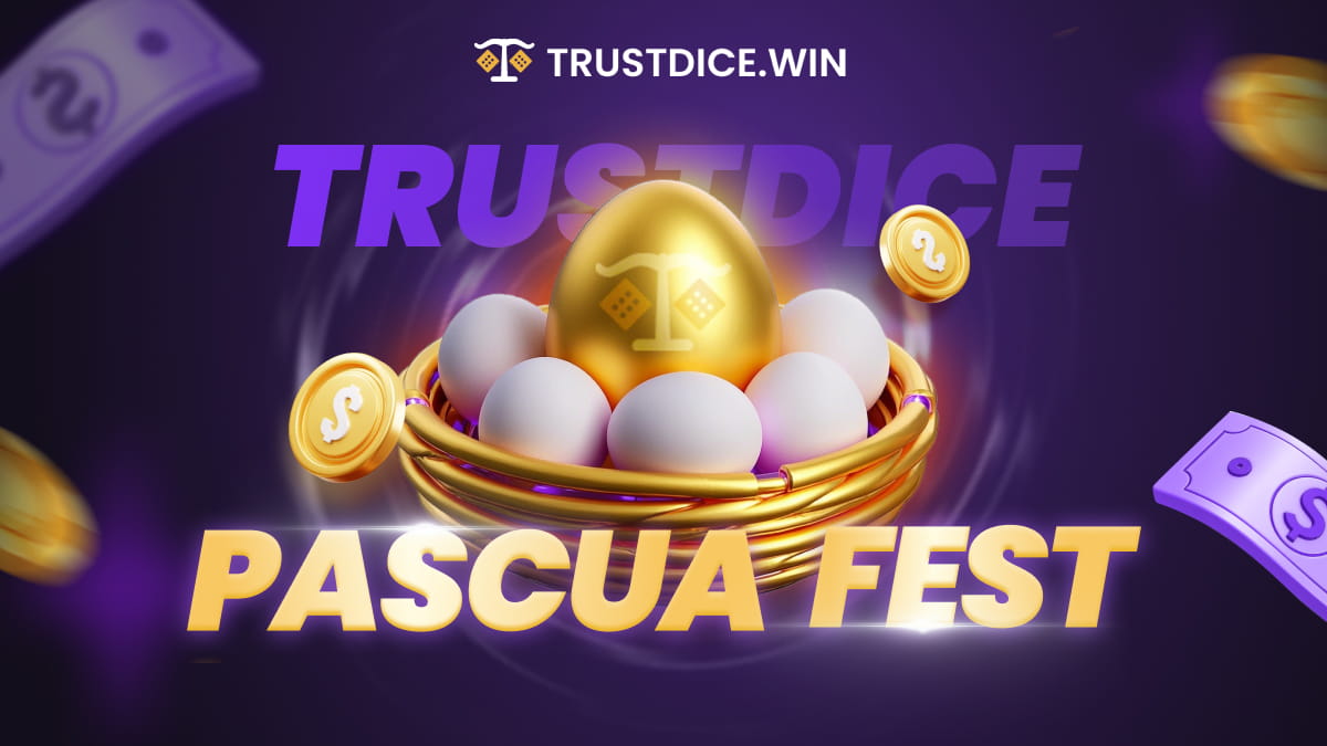 ¡El Easter Fest ha comenzado en #TrustDice! 🐰
Descubre todo 👉cutt.ly/6rgQgUvV

🥚 ¡Interacciona con ESTE tweet y gana $100 en esta Cacería de Pascua! 🎁

Cómo participar:
🌷 Síguenos
🥕 Dale like y RT
🐣 Comenta #EasterFestTrustDice

📜 Lee los Términos y Condiciones