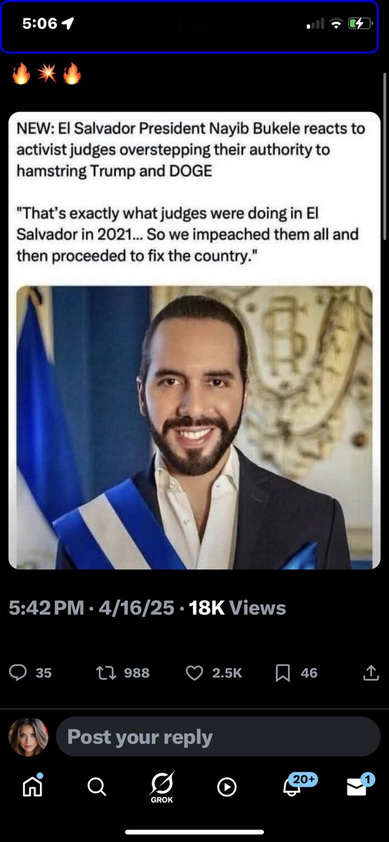 I support impeachment of judges where warranted just as El Salvadore had to
Implement.. 

How about you?