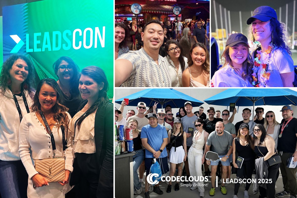 codeclouds's tweet image. Our Head of Strategic Partnerships, Haiphie Hua, attended the LEADSCON '25 in Vegas, deep diving into the future of performance marketing, lead generation, and scalable growth.
#BusinessInsights #NetworkingOpportunities #CodeClouds