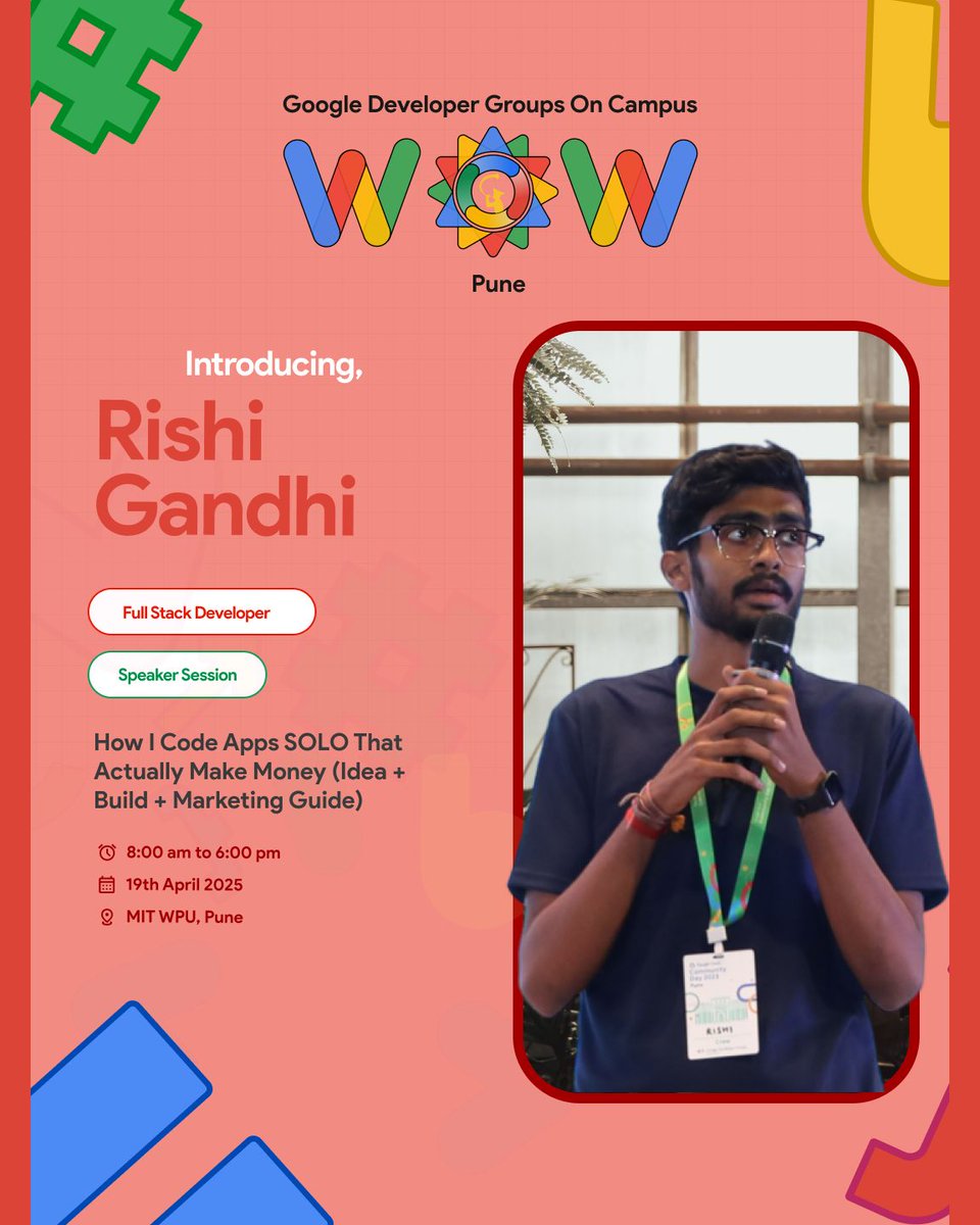 GDGoC WoW x GDGoC Pune tweet media