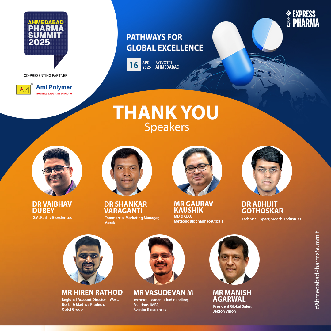 ExpPharma (@exppharma) on Twitter photo We thank all our Speakers for extending their support in making the #AhmedabadPharmaSummit 2025 - A Grand Success | Part 3
<a href="/amipolymerindia/">Ami Polymer Pvt Ltd</a> <a href="/Viveka_Roy/">Viveka Roychowdhury</a> <a href="/LNair23/">Lakshmipriya Nair</a> <a href="/rbhatkal/">Rajesh Bhatkal</a> <a href="/Kalsomekals/">Kalyani Sharma</a> We thank all our Speakers for extending their support in making the #AhmedabadPharmaSummit 2025 - A Grand Success | Part 3
<a href="/amipolymerindia/">Ami Polymer Pvt Ltd</a> <a href="/Viveka_Roy/">Viveka Roychowdhury</a> <a href="/LNair23/">Lakshmipriya Nair</a> <a href="/rbhatkal/">Rajesh Bhatkal</a> <a href="/Kalsomekals/">Kalyani Sharma</a>