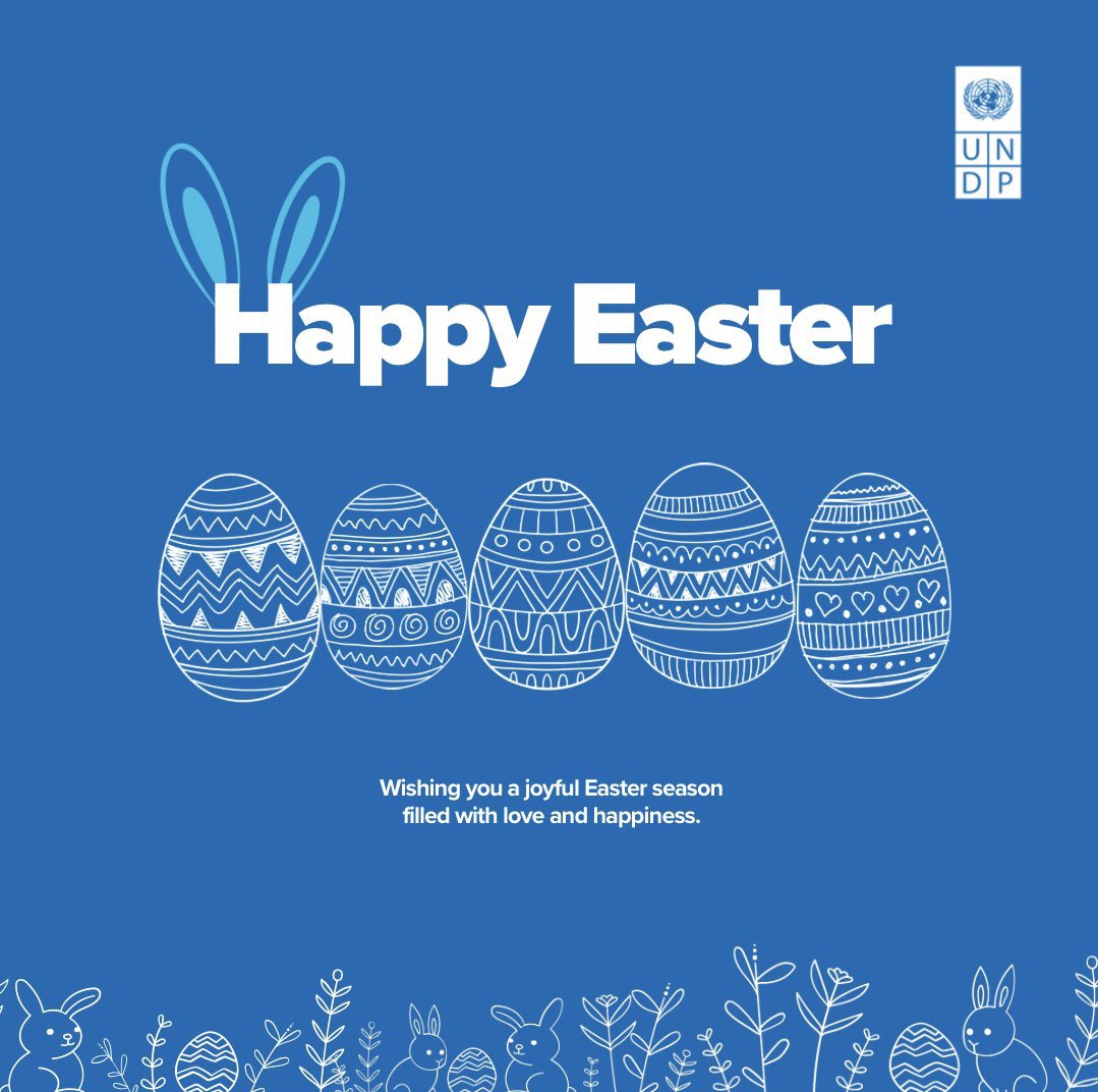 UNDP Kenya (@undpkenya) on Twitter photo Happy Easter from <a href="/UNDP/">UN Development</a> Kenya.
May this season inspire us all to work together towards a more inclusive, resilient and sustainable Kenya.
Wishing you and your loved ones peace, joy, and prosperity. Happy Easter from <a href="/UNDP/">UN Development</a> Kenya.
May this season inspire us all to work together towards a more inclusive, resilient and sustainable Kenya.
Wishing you and your loved ones peace, joy, and prosperity.