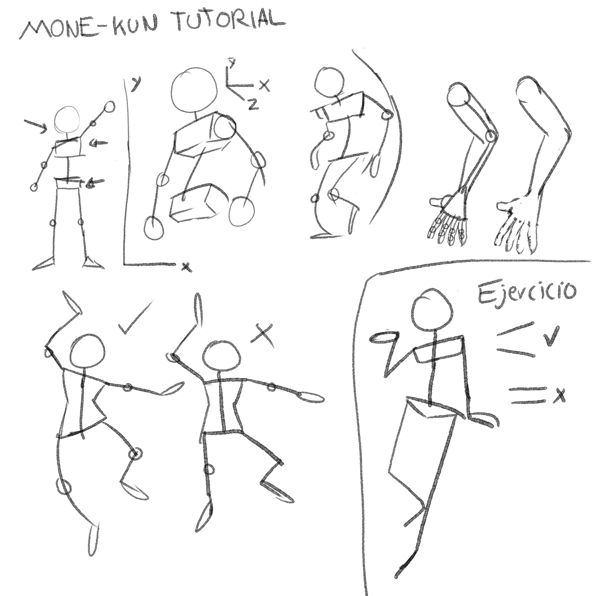 @ElSRrojo aaah, depende, para personajes que ya se maso como dibujar me "salto" algunos pasos pero normalmente uso monigotes asi para hacer las poses