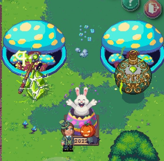 love this event although it took us forever to find all those Easter eggs. But it is all worth it! Got to pose beside the prize!  And even better. One golden Easter egg was hidden in <a href="/TheFarmersGuild/">The Farmer's Guild</a> Guild land #343.