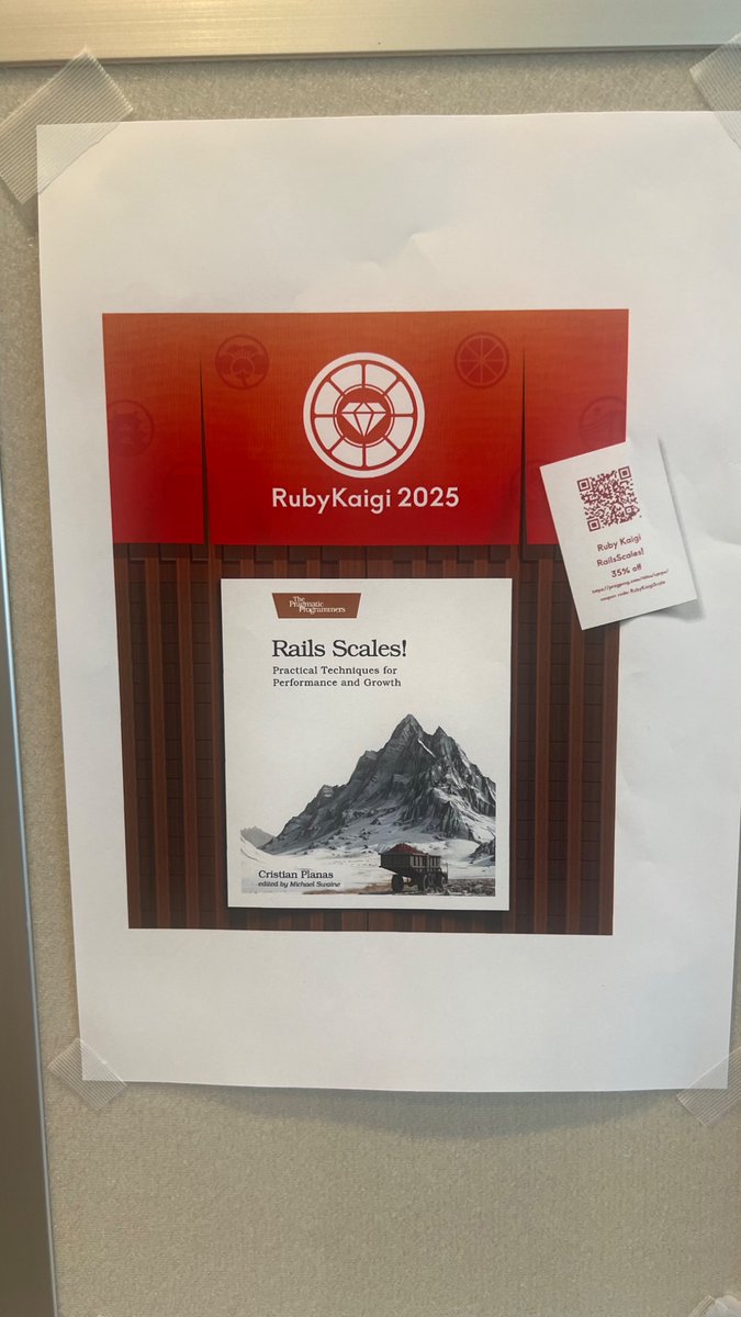 “Rails Scales!” also present at the #RubyKaigi bookstore!