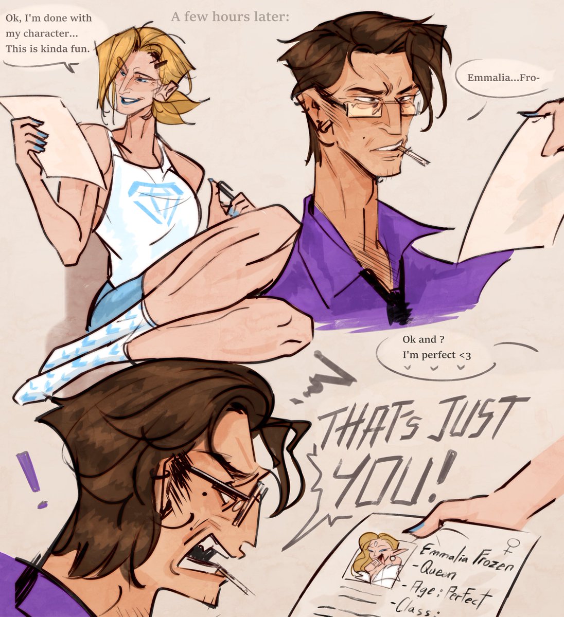 Had the idea of Bruce introducing Emma to his nerdy hobbies <3

#Emmabruce #emmafrost #brucebanner #MarvelRivalsfanarts