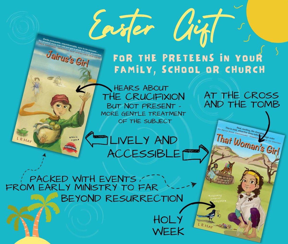 Mr G (@deputygrocott) on Twitter photo Today <a href="/Jairus_Girl/">L R Hay ✨📚The Young Testament &🎞️#BraveTheDark!</a> has kindly offered one of her Easter books of your choice and a class set of bookmarks! As usual, like, repost and reply with EduEaster to enter! Today <a href="/Jairus_Girl/">L R Hay ✨📚The Young Testament &🎞️#BraveTheDark!</a> has kindly offered one of her Easter books of your choice and a class set of bookmarks! As usual, like, repost and reply with EduEaster to enter!